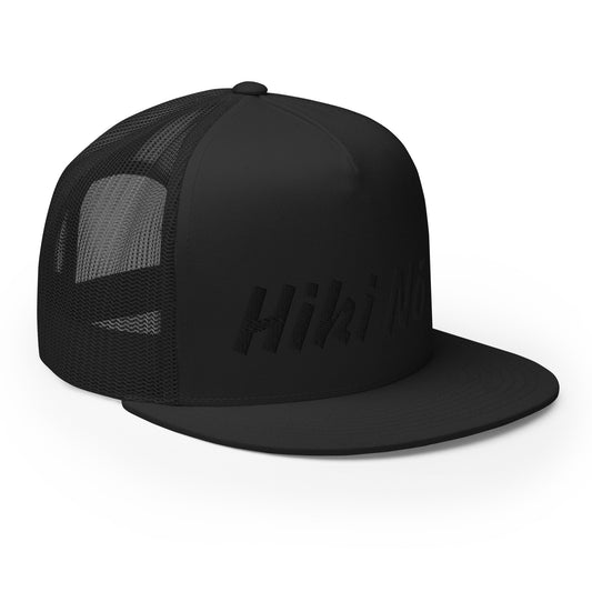 Hiki No Embroidered Trucker Cap – Breathable Mesh, Adjustable Snapback, Polynesian Inspired