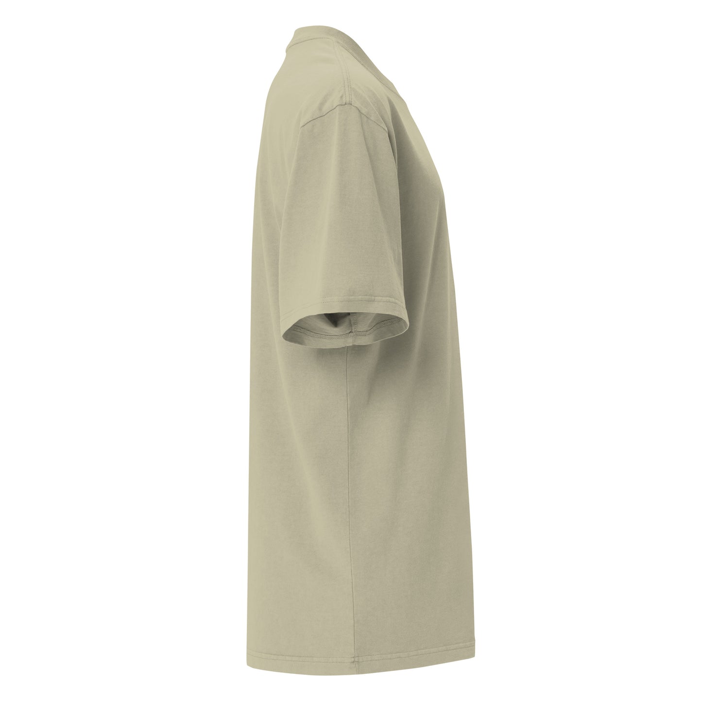 Oversized Faded T-Shirt – Vintage Style, Embroidered Hiki No, Street-Ready Comfort